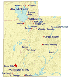 location of western sands facility Utah